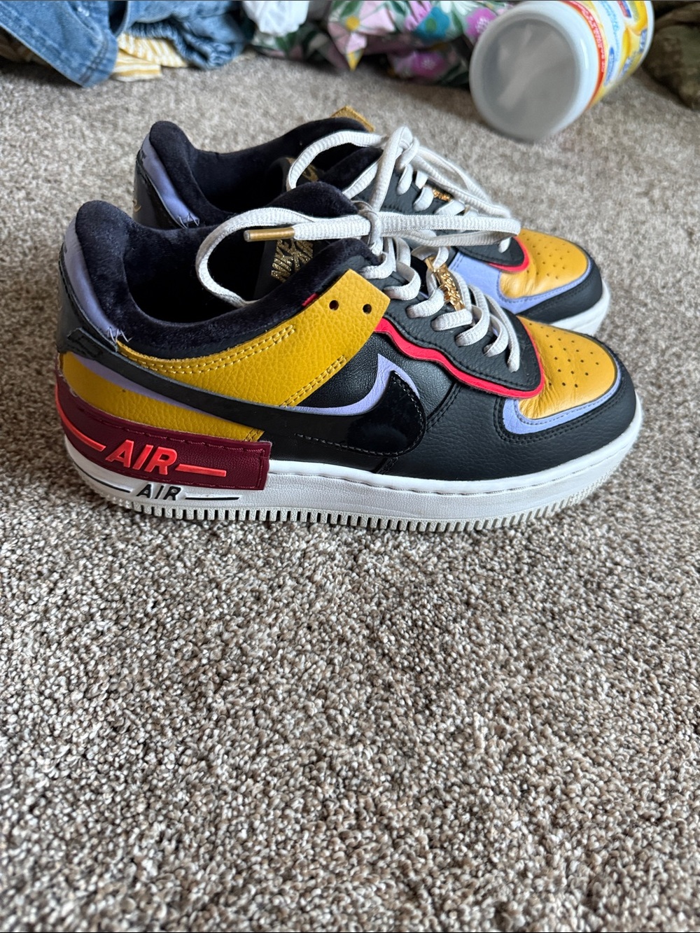 Nike Women's Air Force 1 Shadow 'Dark Sulfur'